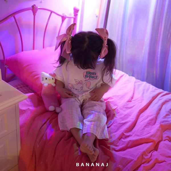 BANANA J - Korean Children Fashion - #Kfashion4kids - Cat Boxy Tee - 9