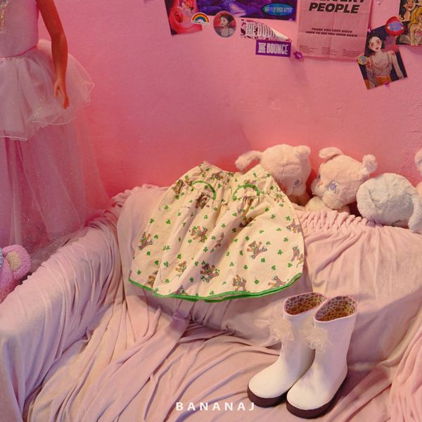 BANANA J - Korean Children Fashion - #Kfashion4kids - Teddy Bear Skirt - 3