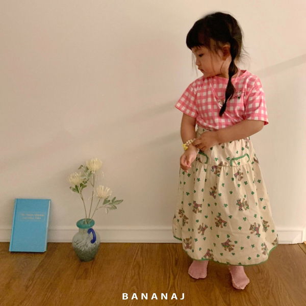 BANANA J - Korean Children Fashion - #Kfashion4kids - Teddy Bear Skirt - 7