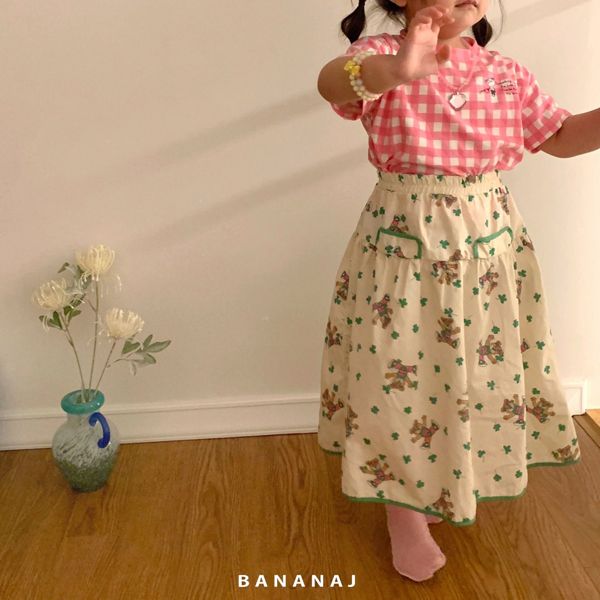 BANANA J - Korean Children Fashion - #Kfashion4kids - Teddy Bear Skirt - 9