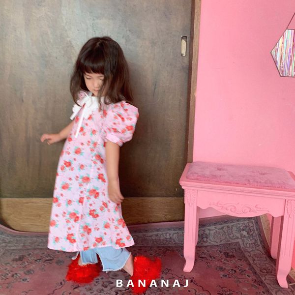 BANANA J - Korean Children Fashion - #Kfashion4kids - Red Citron One-piece - 10