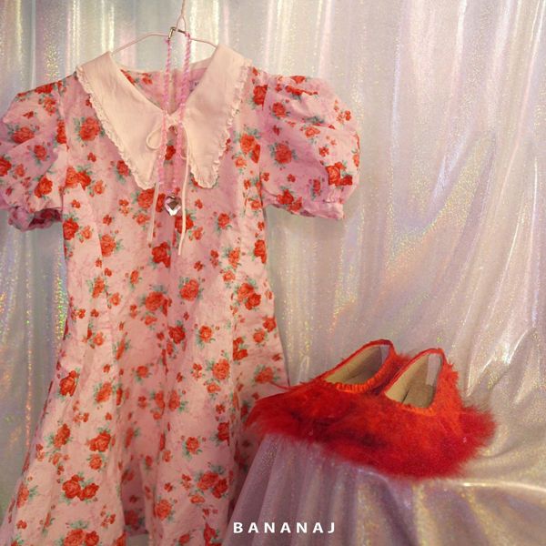 BANANA J - Korean Children Fashion - #Kfashion4kids - Red Citron One-piece - 3