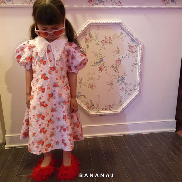 BANANA J - Korean Children Fashion - #Kfashion4kids - Red Citron One-piece - 4