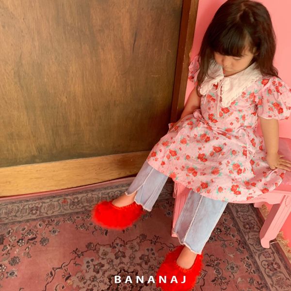 BANANA J - Korean Children Fashion - #Kfashion4kids - Red Citron One-piece - 7