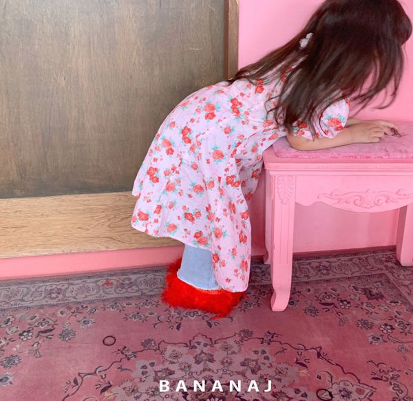 BANANA J - Korean Children Fashion - #Kfashion4kids - Red Citron One-piece - 9