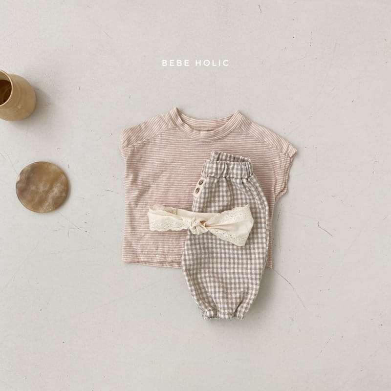BEBE HOLIC - Korean Children Fashion - #Kfashion4kids - Hi Stingray Stripes Tee - 9