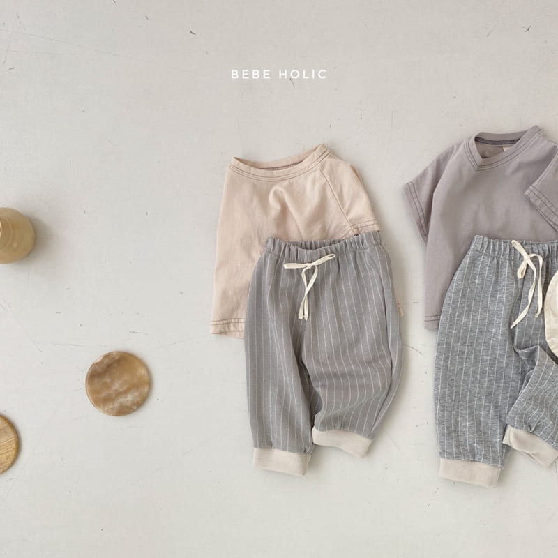BEBE HOLIC - Korean Children Fashion - #Kfashion4kids - Pual Stripes Pants - 8