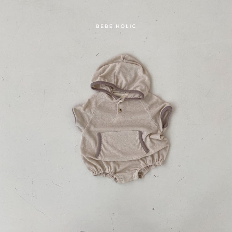 BEBE HOLIC - Korean Children Fashion - #Kfashion4kids - Linen Hoody Bodysuit - 7