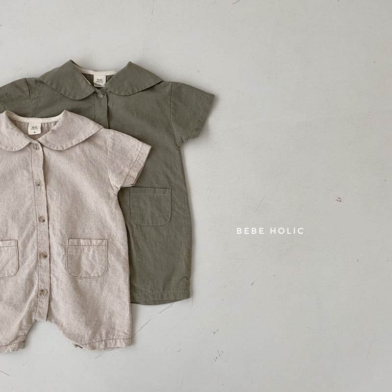 BEBE HOLIC - Korean Children Fashion - #Kfashion4kids - Eve Linen Bodysuit - 3