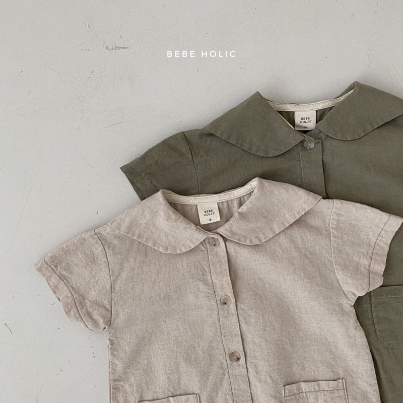 BEBE HOLIC - Korean Children Fashion - #Kfashion4kids - Eve Linen Bodysuit - 4