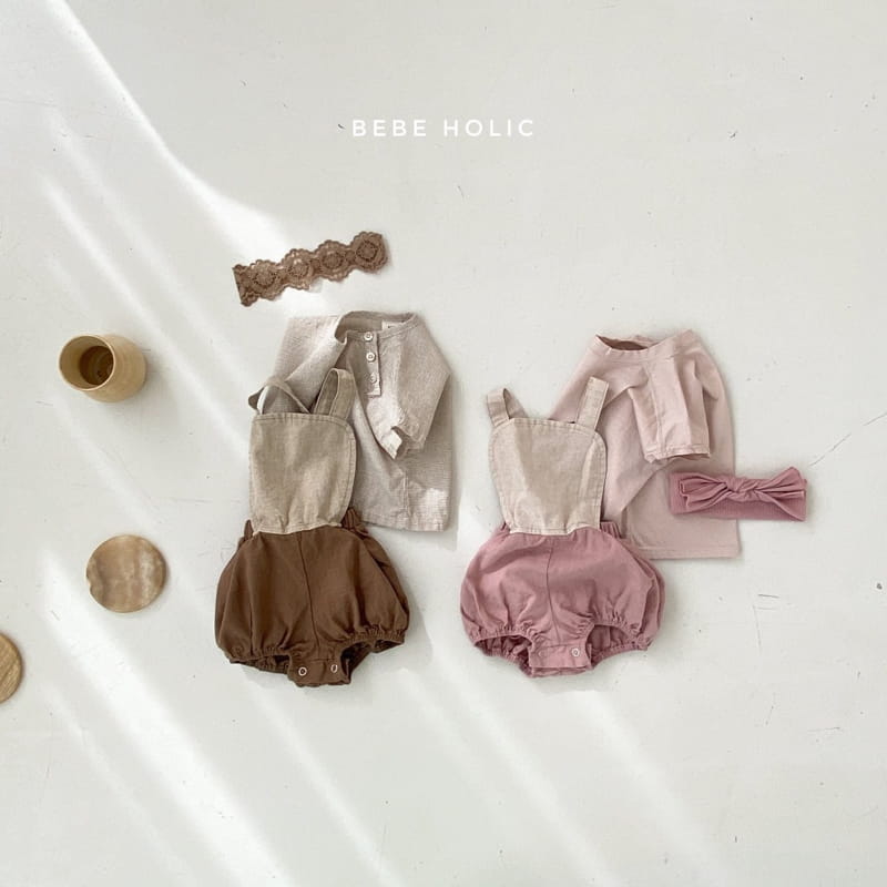 BEBE HOLIC - Korean Children Fashion - #Kfashion4kids - Dori Dungarees Bodysuit - 5