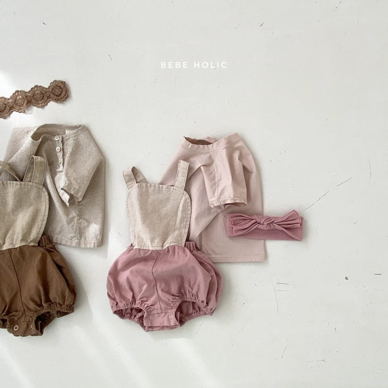 BEBE HOLIC - Korean Children Fashion - #Kfashion4kids - Dori Dungarees Bodysuit - 6