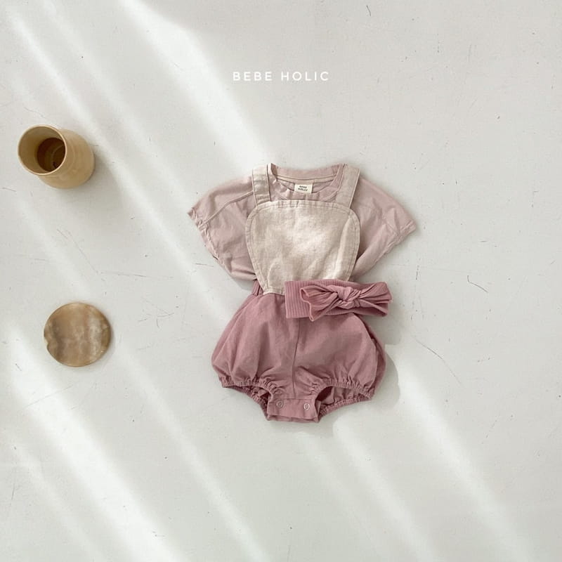 BEBE HOLIC - Korean Children Fashion - #Kfashion4kids - Dori Dungarees Bodysuit - 8
