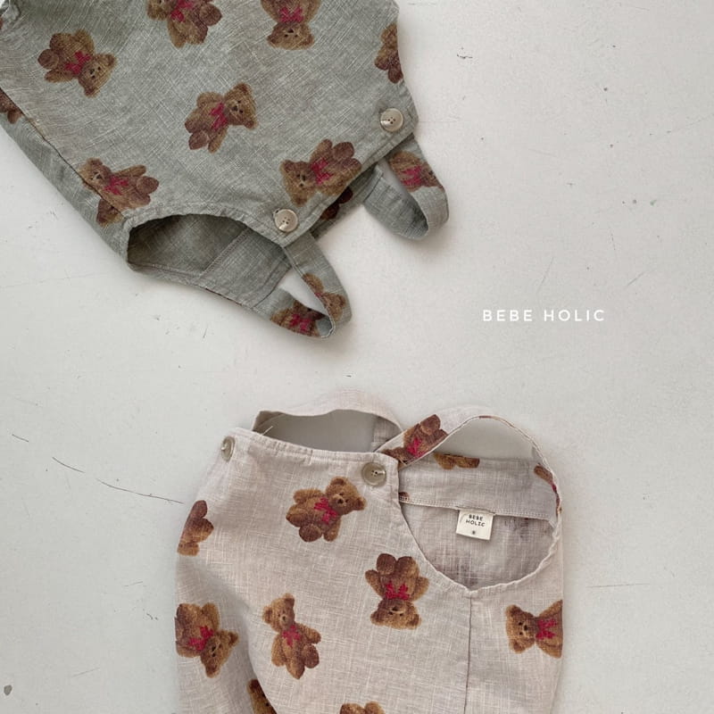 BEBE HOLIC - Korean Children Fashion - #Kfashion4kids - Teddy Bear Bodysuit - 3