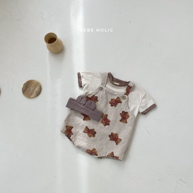 BEBE HOLIC - Korean Children Fashion - #Kfashion4kids - Teddy Bear Bodysuit - 8