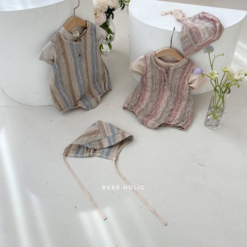 BEBE HOLIC - Korean Children Fashion - #Kfashion4kids - May Bodysuit with Bonnet - 10