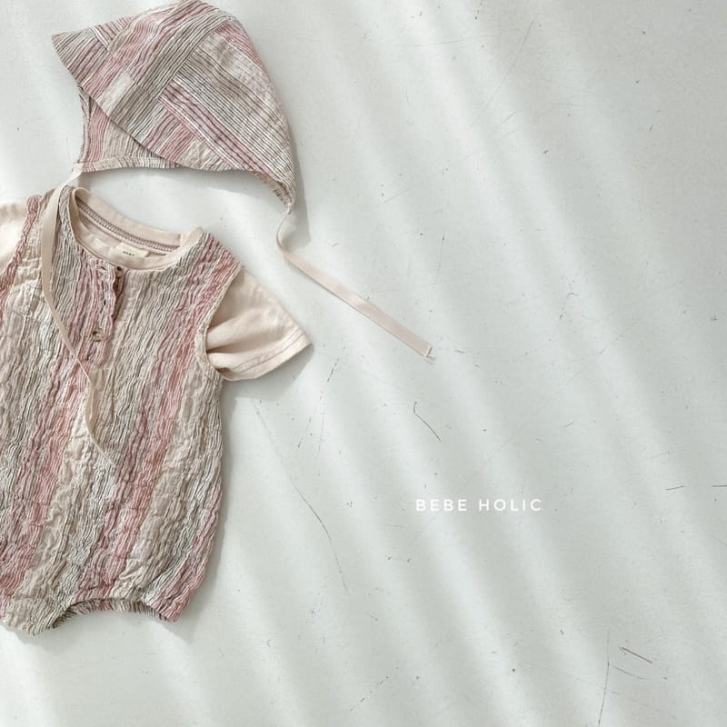 BEBE HOLIC - Korean Children Fashion - #Kfashion4kids - May Bodysuit with Bonnet - 8