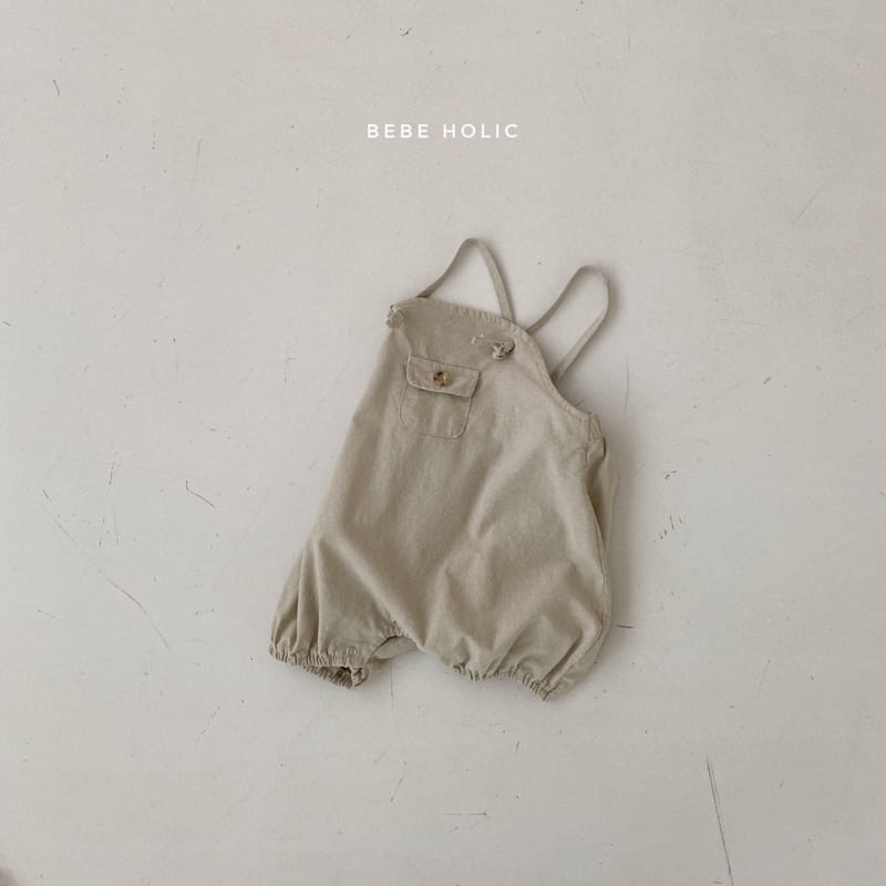 BEBE HOLIC - Korean Children Fashion - #Kfashion4kids - Pigment Dungarees Bodysuit - 5