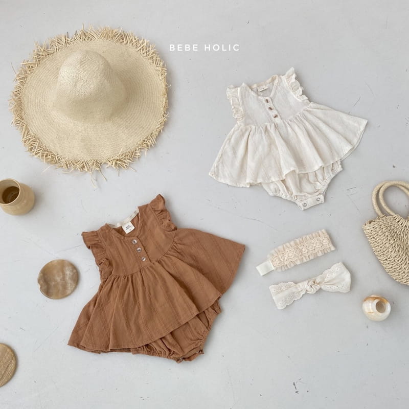 BEBE HOLIC - Korean Children Fashion - #Kfashion4kids - Petti Frill Blouse Bloomer Set - 6