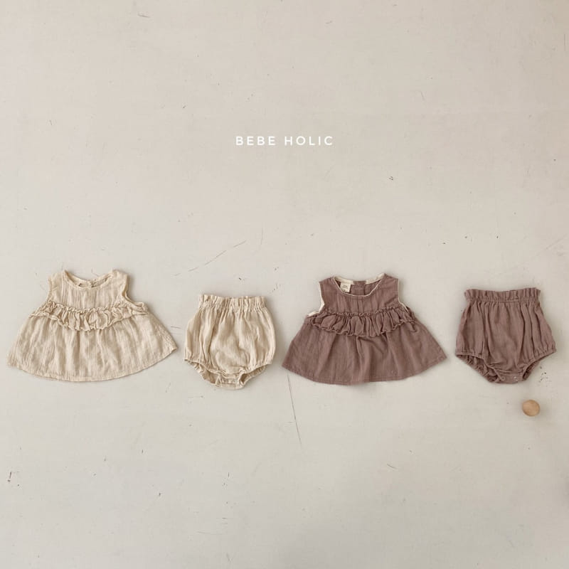 BEBE HOLIC - Korean Children Fashion - #Kfashion4kids - Soho Top Bottom Set - 4