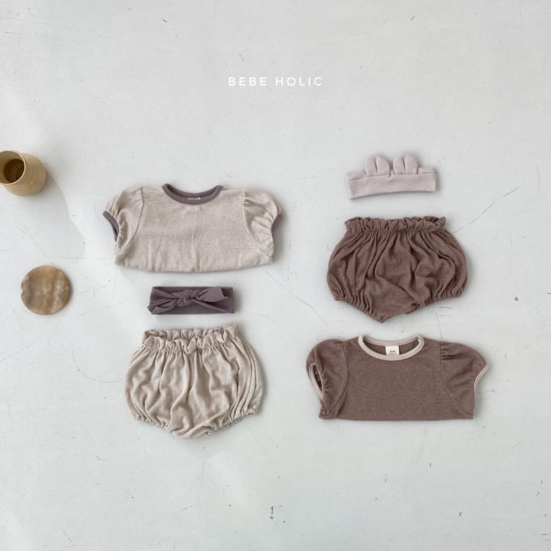 BEBE HOLIC - Korean Children Fashion - #Kfashion4kids - Amber Top Bottom Set - 4