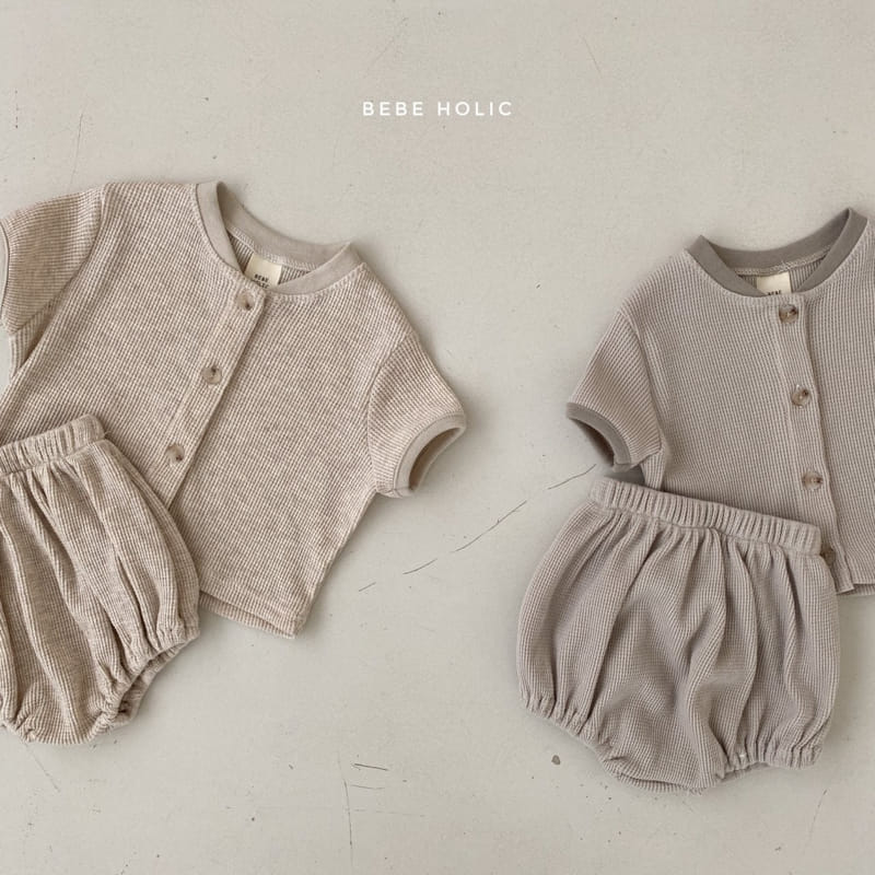 BEBE HOLIC - Korean Children Fashion - #Kfashion4kids - Bing Bong Cardigan Bloomer Set - 3