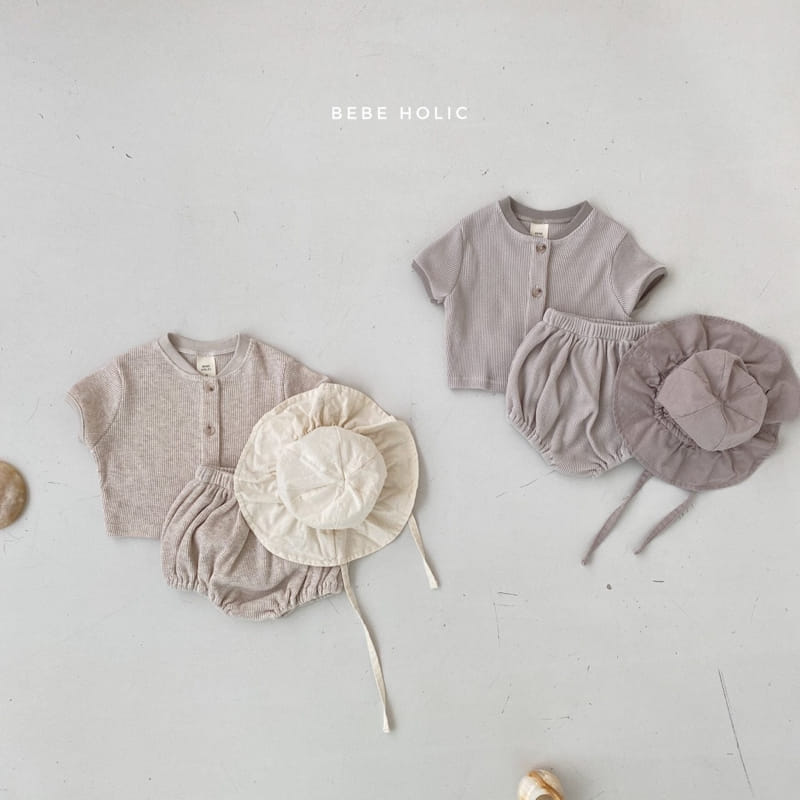 BEBE HOLIC - Korean Children Fashion - #Kfashion4kids - Bing Bong Cardigan Bloomer Set - 8