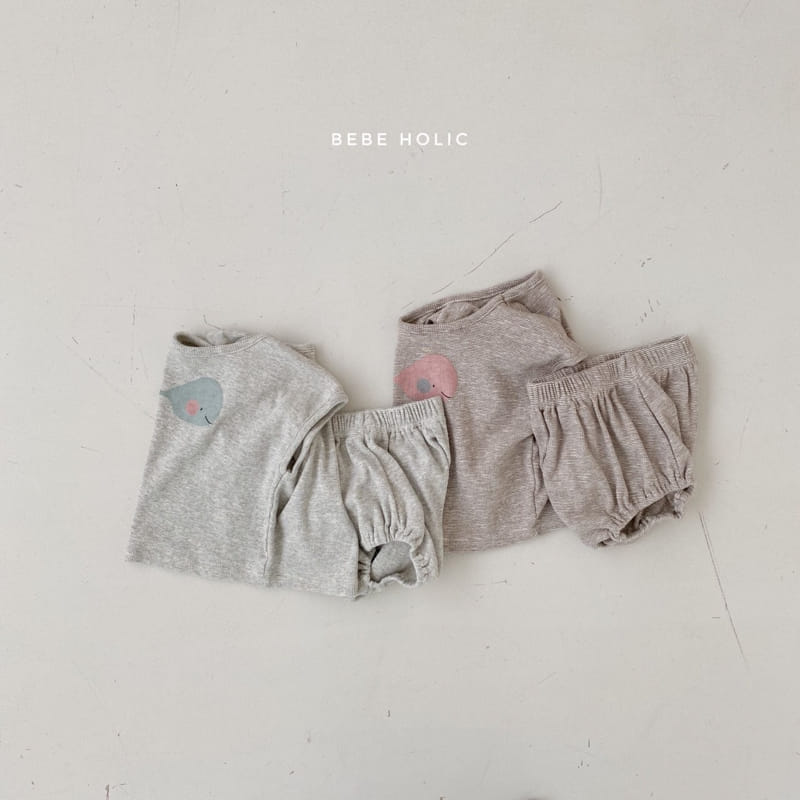 BEBE HOLIC - Korean Children Fashion - #Kfashion4kids - Dolphin Top Bottom Set - 4