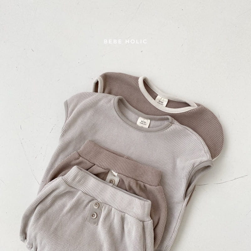 BEBE HOLIC - Korean Children Fashion - #Kfashion4kids - Pine Sleeveless Bottom Set - 5