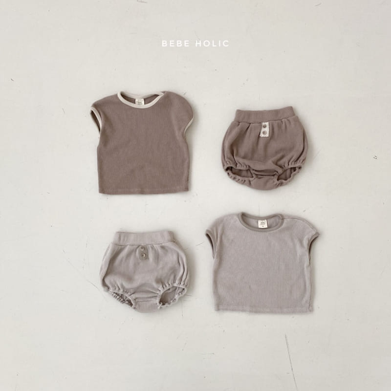 BEBE HOLIC - Korean Children Fashion - #Kfashion4kids - Pine Sleeveless Bottom Set - 6