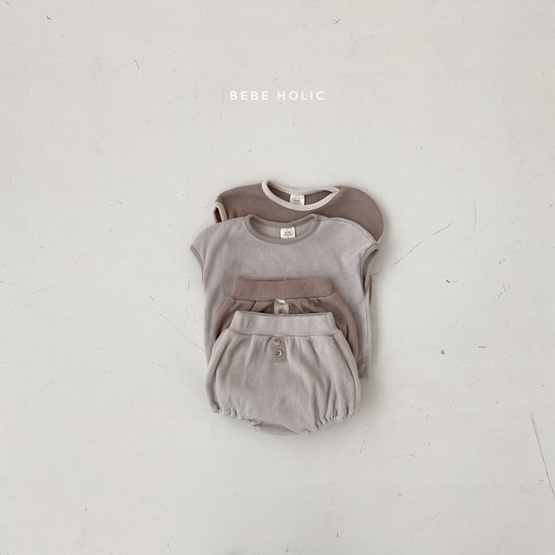 BEBE HOLIC - Korean Children Fashion - #Kfashion4kids - Pine Sleeveless Bottom Set - 8