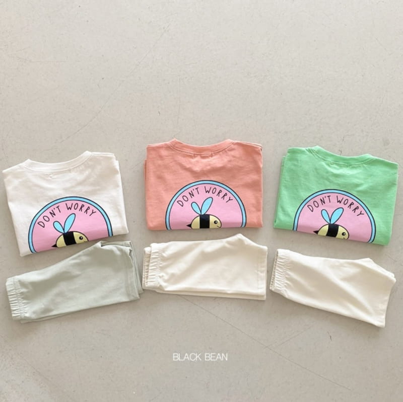 BLACK BEAN - Korean Children Fashion - #Kfashion4kids - Honey Bee Bebe Top Bottom Set - 3