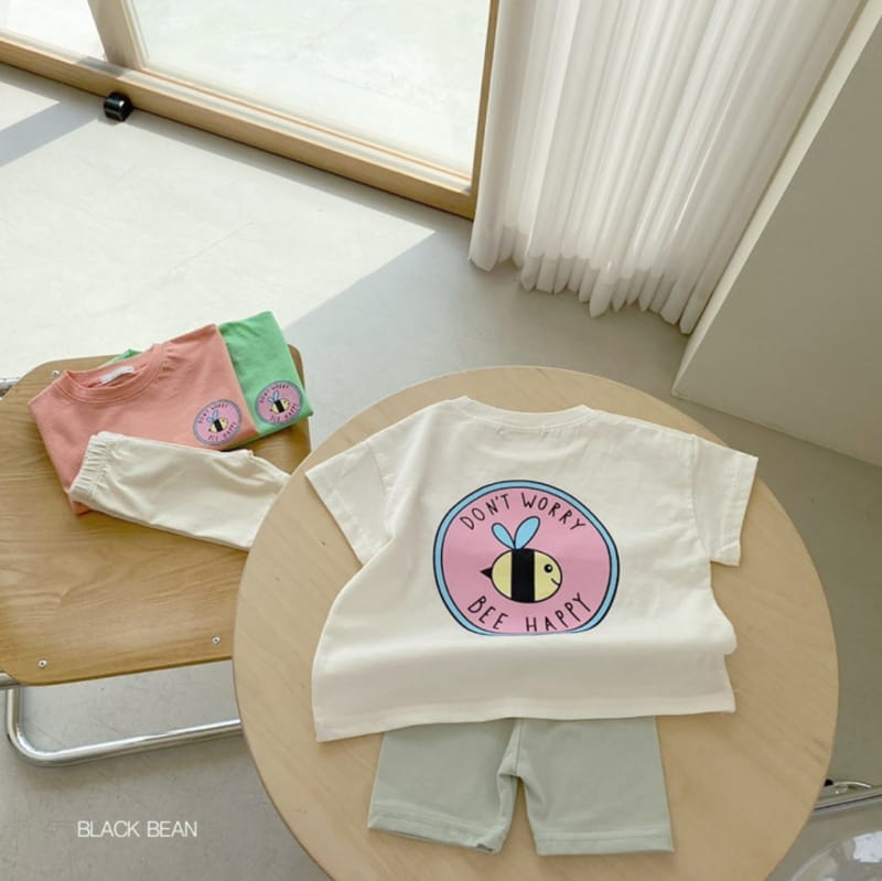 BLACK BEAN - Korean Children Fashion - #Kfashion4kids - Honey Bee Bebe Top Bottom Set - 5