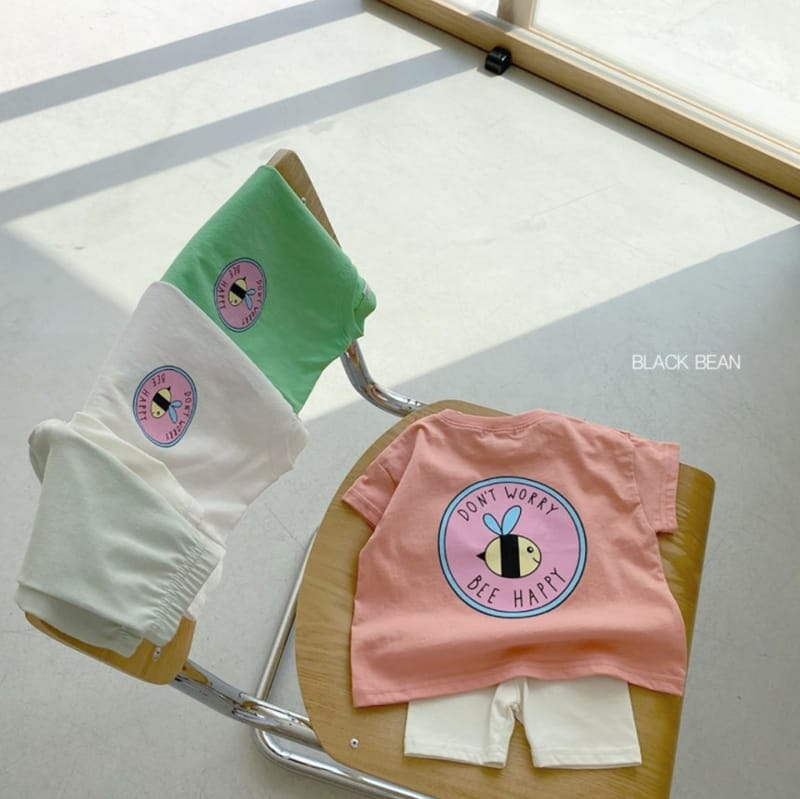 BLACK BEAN - Korean Children Fashion - #Kfashion4kids - Honey Bee Bebe Top Bottom Set - 6