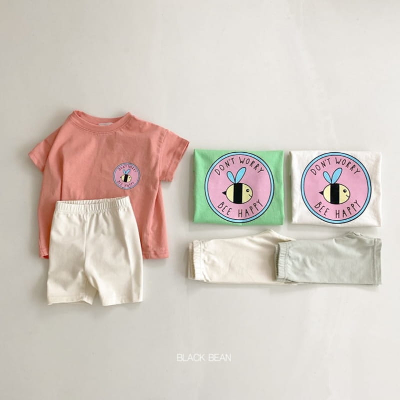 BLACK BEAN - Korean Children Fashion - #Kfashion4kids - Honey Bee Bebe Top Bottom Set - 7