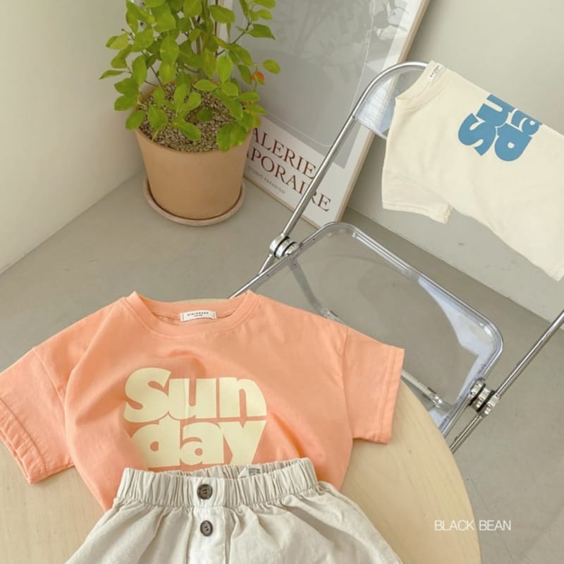 BLACK BEAN - Korean Children Fashion - #Kfashion4kids - Sunday Tee - 8