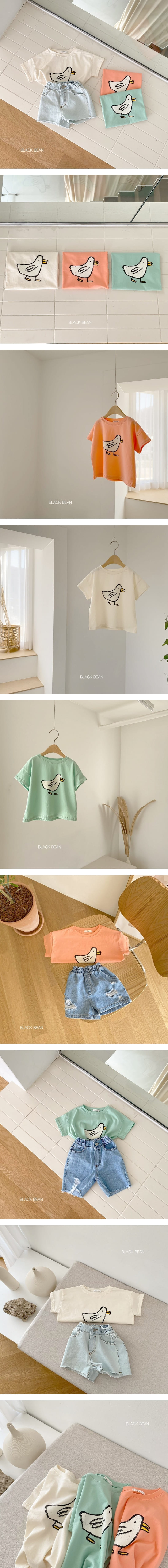 BLACK BEAN - Korean Children Fashion - #Kfashion4kids - Waddle Bebe Tee - 2