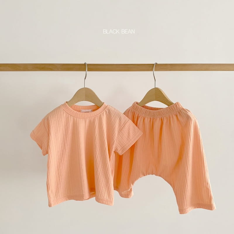 BLACK BEAN - Korean Children Fashion - #Kfashion4kids - Cool Bebe Top Bottom Set - 2