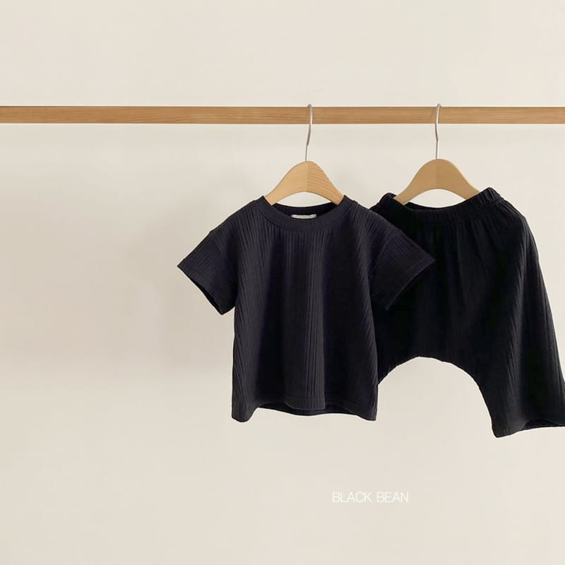 BLACK BEAN - Korean Children Fashion - #Kfashion4kids - Cool Bebe Top Bottom Set - 4