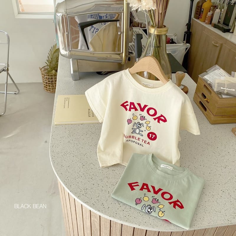 BLACK BEAN - Korean Children Fashion - #Kfashion4kids - Favor Tee