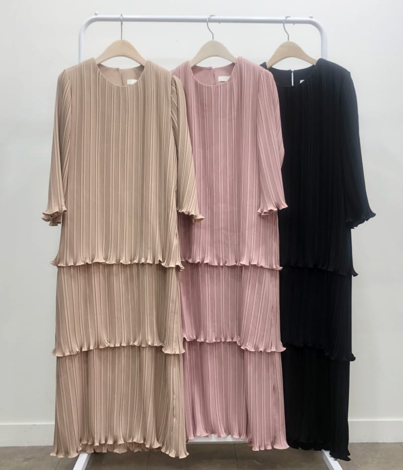 BLOOM - Korean Children Fashion - #Kfashion4kids - Pleats Cancan One-piece - 2