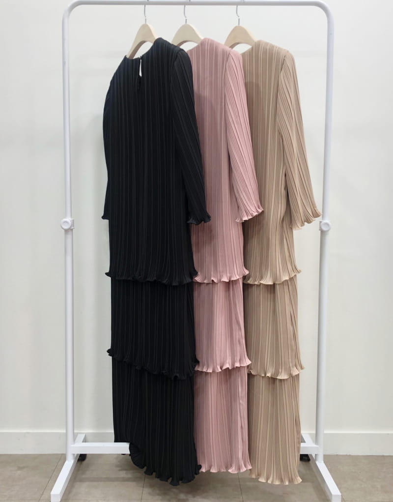 BLOOM - Korean Children Fashion - #Kfashion4kids - Pleats Cancan One-piece - 3