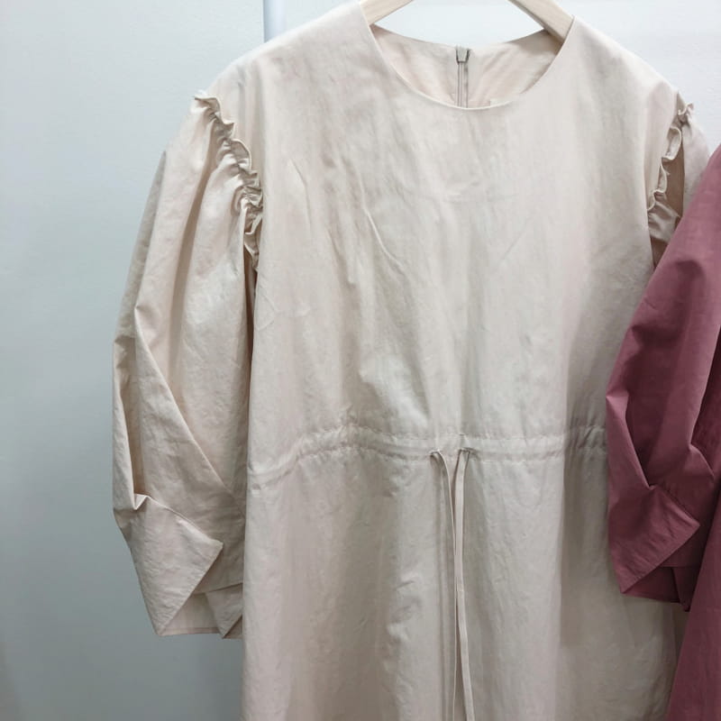 BLOOM - Korean Children Fashion - #Kfashion4kids - Pintuck Sleeve One-piece - 7