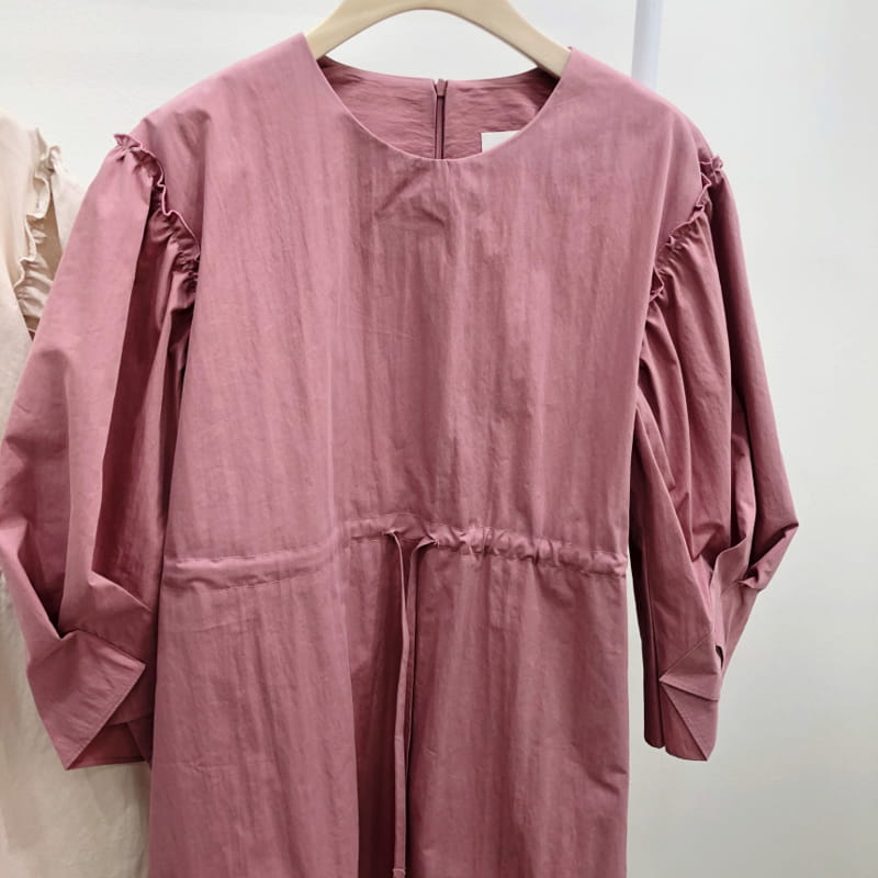 BLOOM - Korean Children Fashion - #Kfashion4kids - Pintuck Sleeve One-piece - 8
