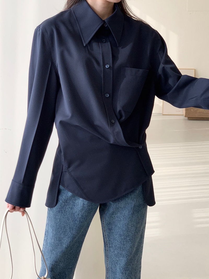 BOWEN - Korean Children Fashion - #Kfashion4kids - Drape Blouse - 10