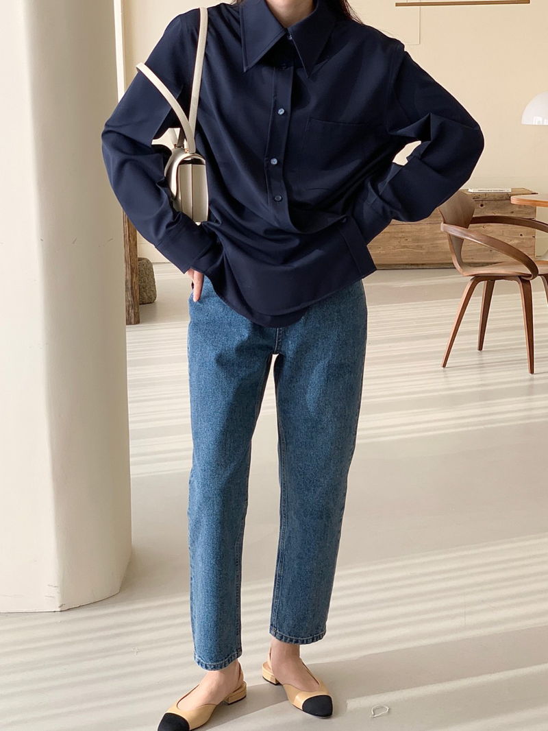 BOWEN - Korean Children Fashion - #Kfashion4kids - Drape Blouse - 11