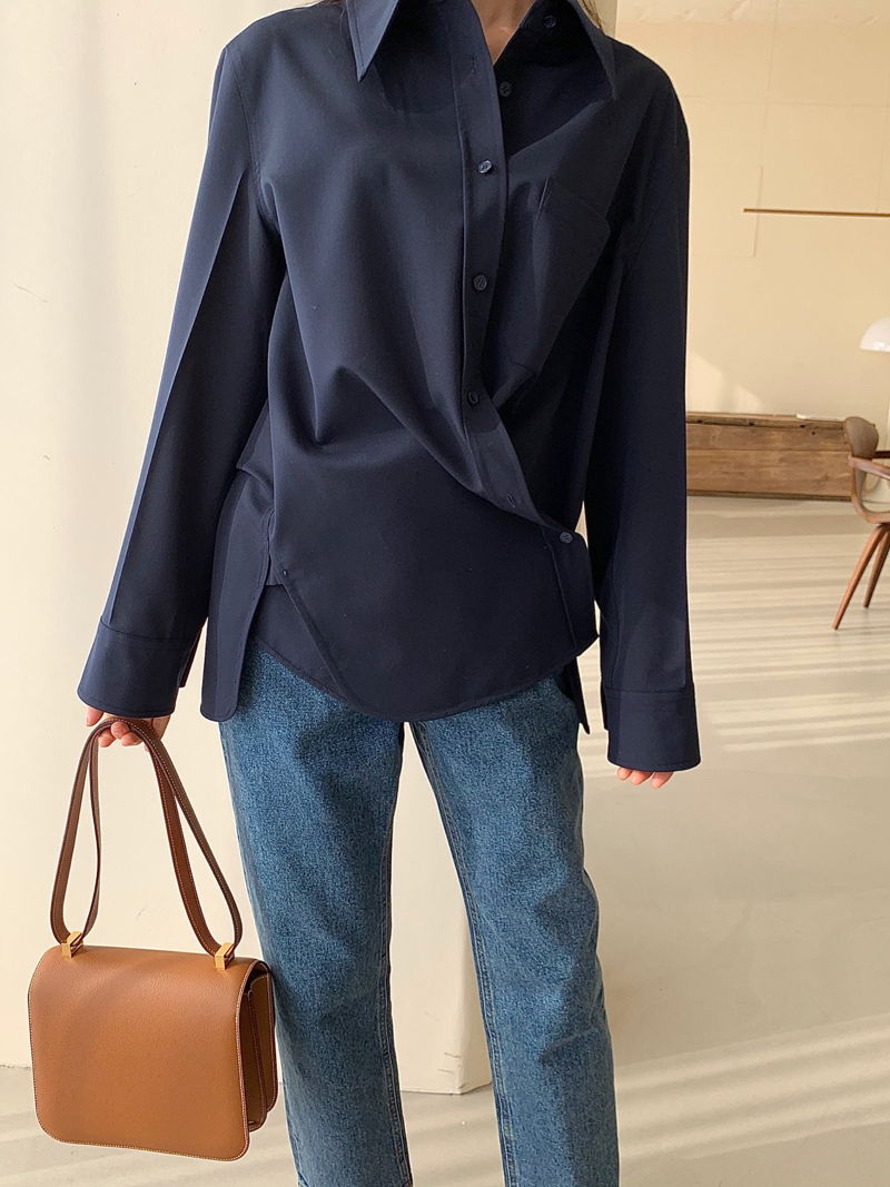 BOWEN - Korean Children Fashion - #Kfashion4kids - Drape Blouse - 12