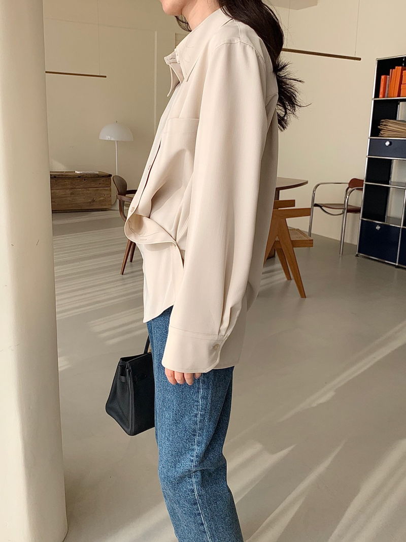BOWEN - Korean Children Fashion - #Kfashion4kids - Drape Blouse - 8