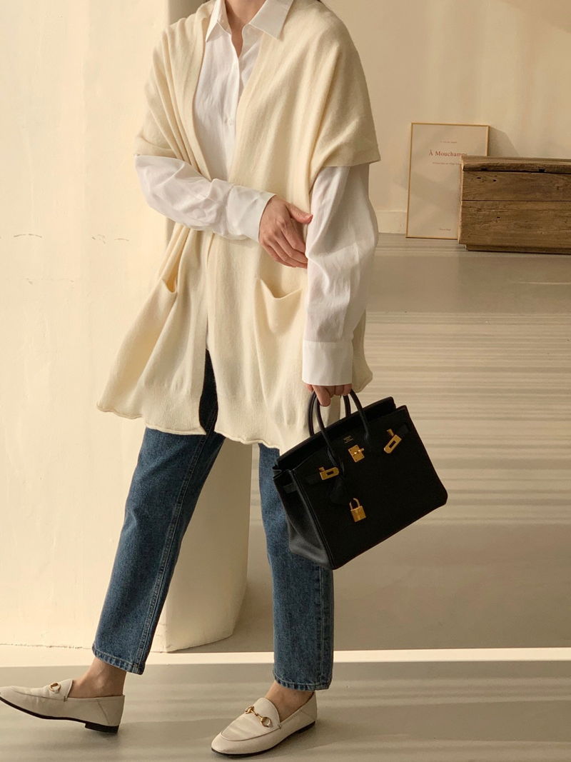 BOWEN - Korean Children Fashion - #Kfashion4kids - Cashmere Extrafine Wool Knit Vest - 5