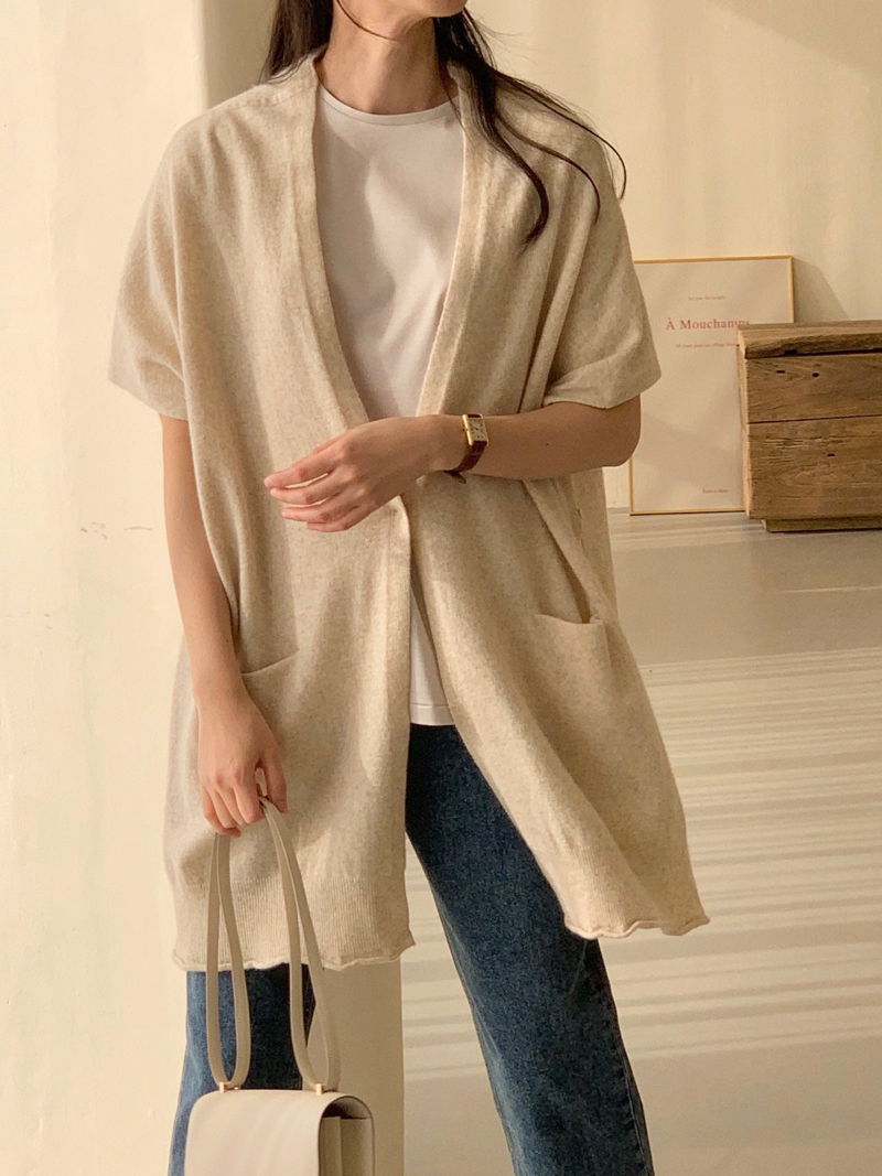 BOWEN - Korean Children Fashion - #Kfashion4kids - Cashmere Extrafine Wool Knit Vest - 6
